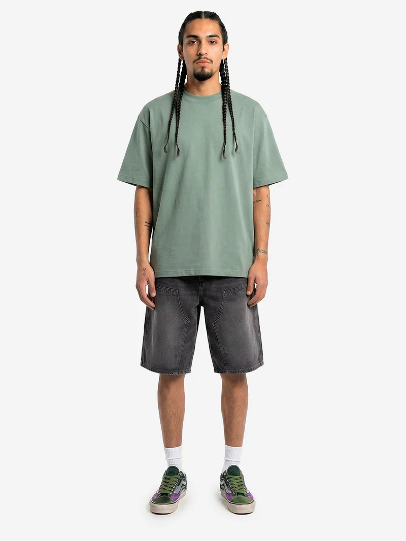 T-shirt oversize in cotone verde