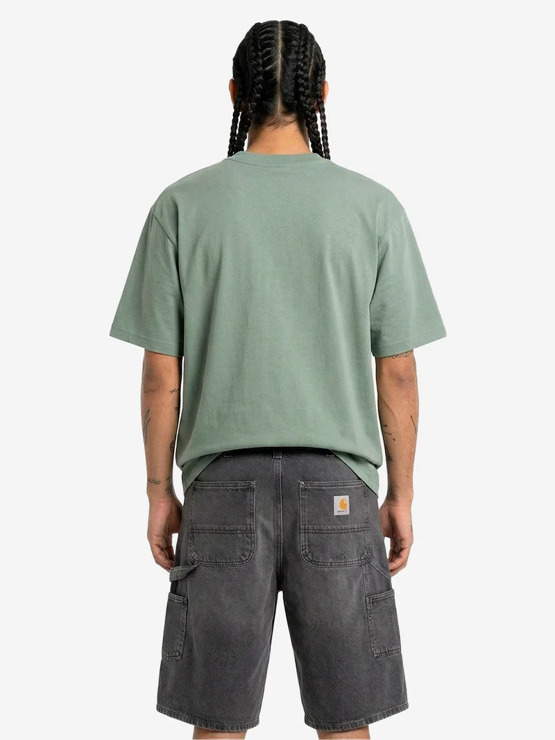 T-shirt oversize in cotone verde