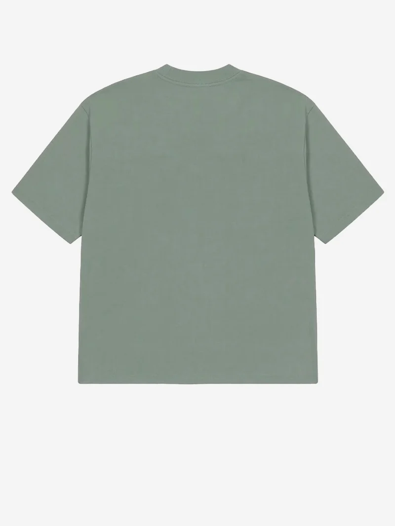 T-shirt oversize in cotone verde