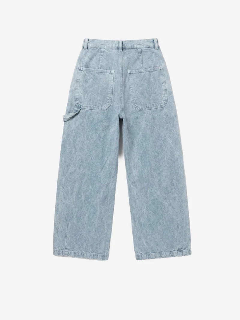 Chino 'Submarine' in denim blu perla
