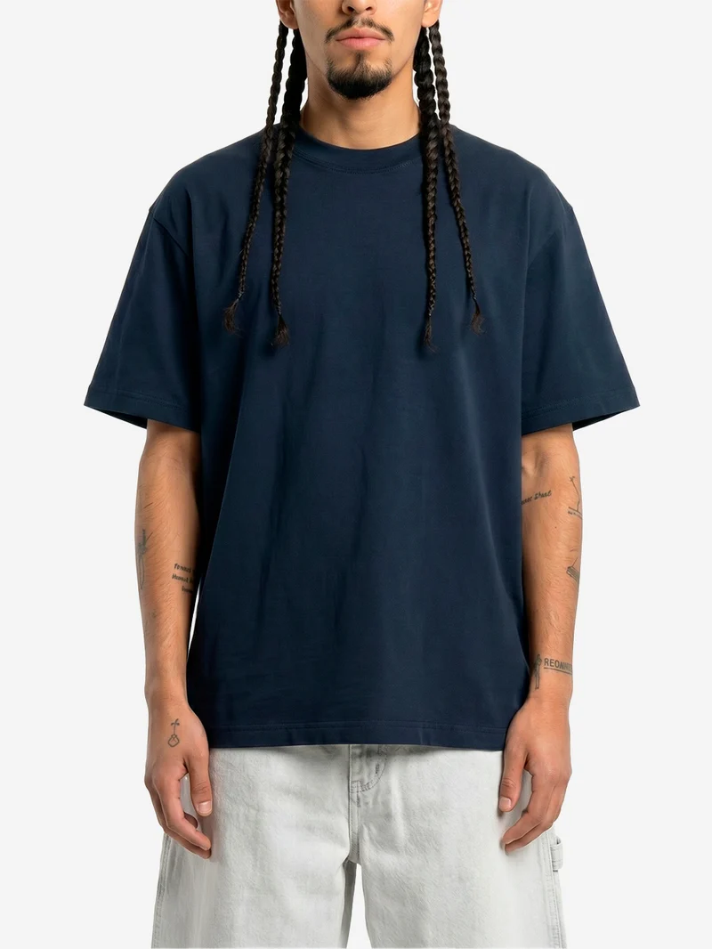 T-shirt blu relaxed fit