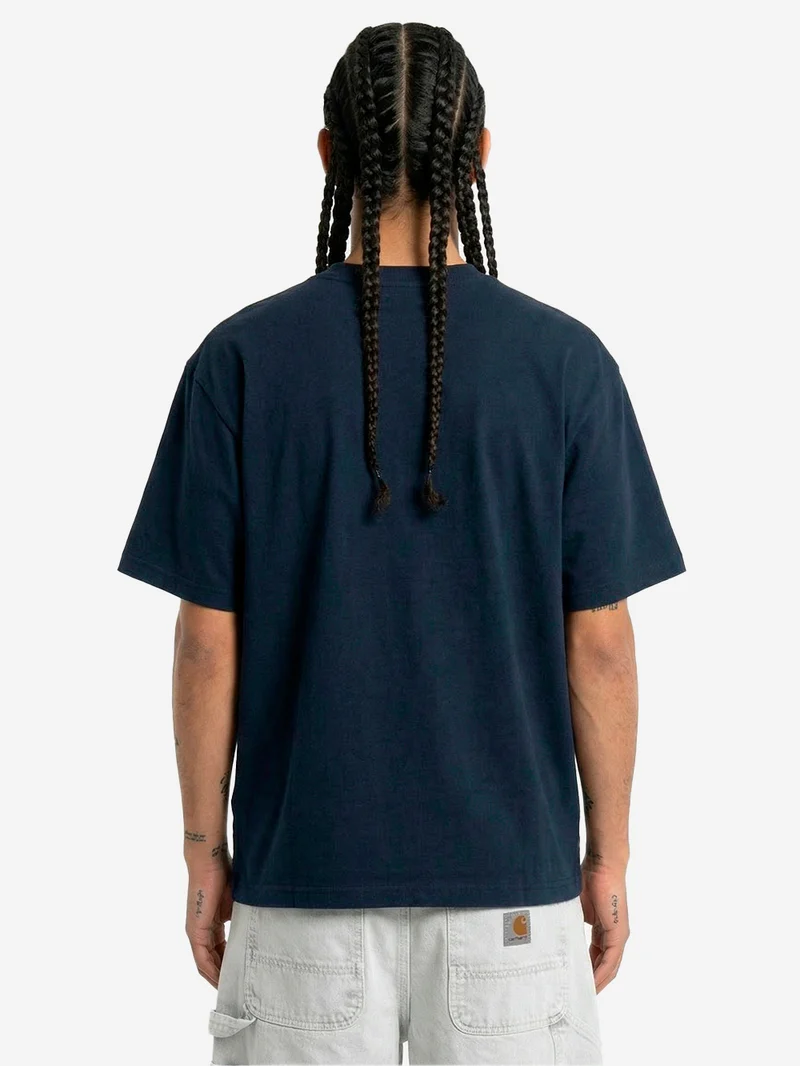 T-shirt blu relaxed fit
