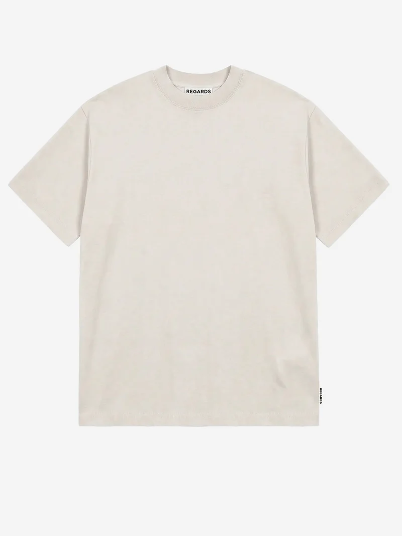 T-shirt beige relaxed fit