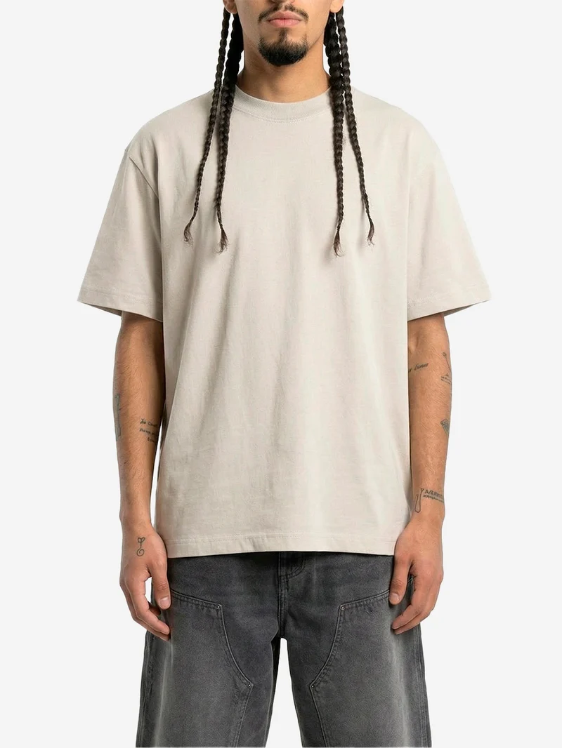 T-shirt beige relaxed fit