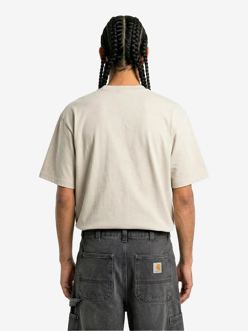 T-shirt beige relaxed fit