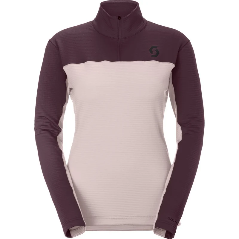 Scott Sco Defined Light Damen Midlayer Pullover wax-pink-cocoa-red