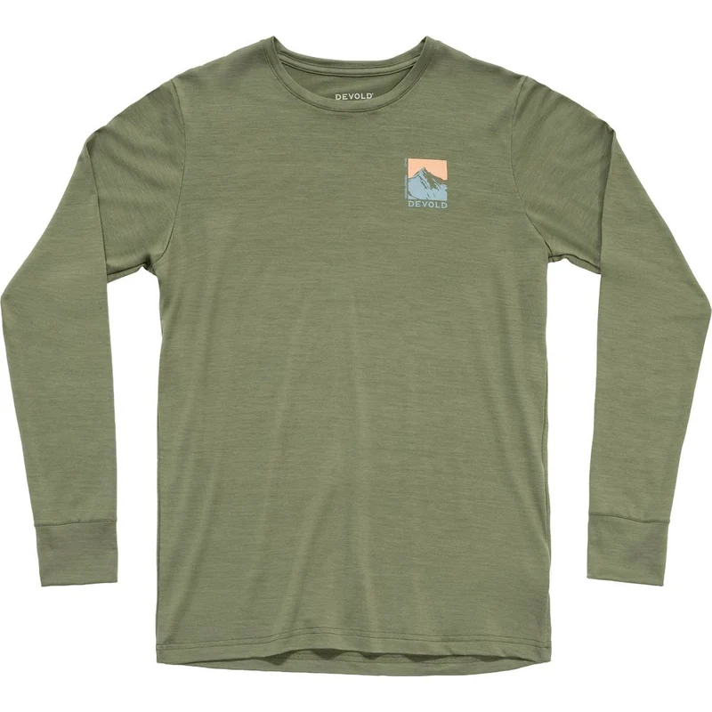 Devold Classic Summit LS Herren Langarmshirt lichen