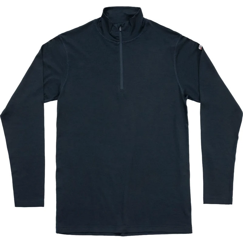 Devold Breeze Plus Merino 200 Zip Neck Herren Langarmshirt ink