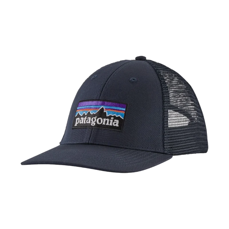 Patagonia P6 Logo Trucker Hat Black