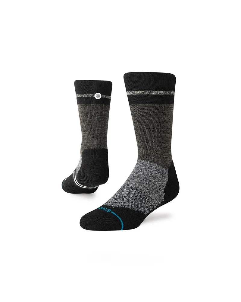 Stance Trenton Mid Wool Crew Black