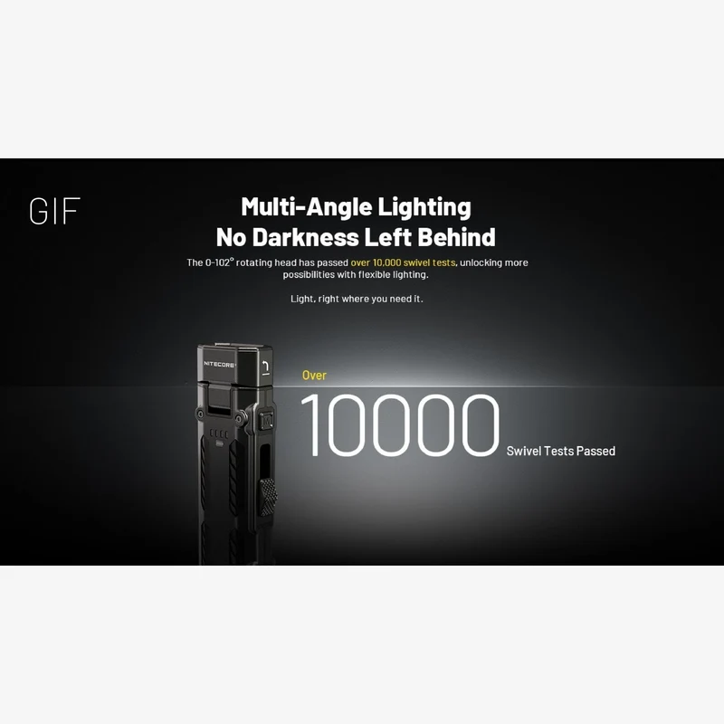 Nitecore | EDC09 | Zaklamp Oplaadbaar | 1600 Lumen