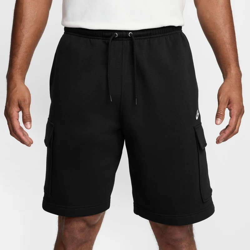 NIKE Club BB Cargo Shorts Herren knielang Fleece