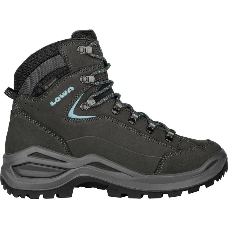 Lowa Renegade Evo GTX Mid Ws Damen Wanderschuh asphalt-türkis