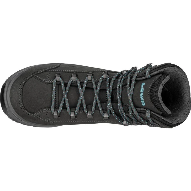Lowa Renegade Evo GTX Mid Ws Damen Wanderschuh asphalt-türkis