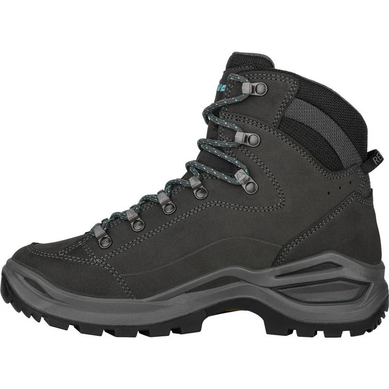 Lowa Renegade Evo GTX Mid Ws Damen Wanderschuh asphalt-türkis