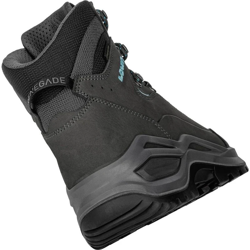Lowa Renegade Evo GTX Mid Ws Damen Wanderschuh asphalt-türkis