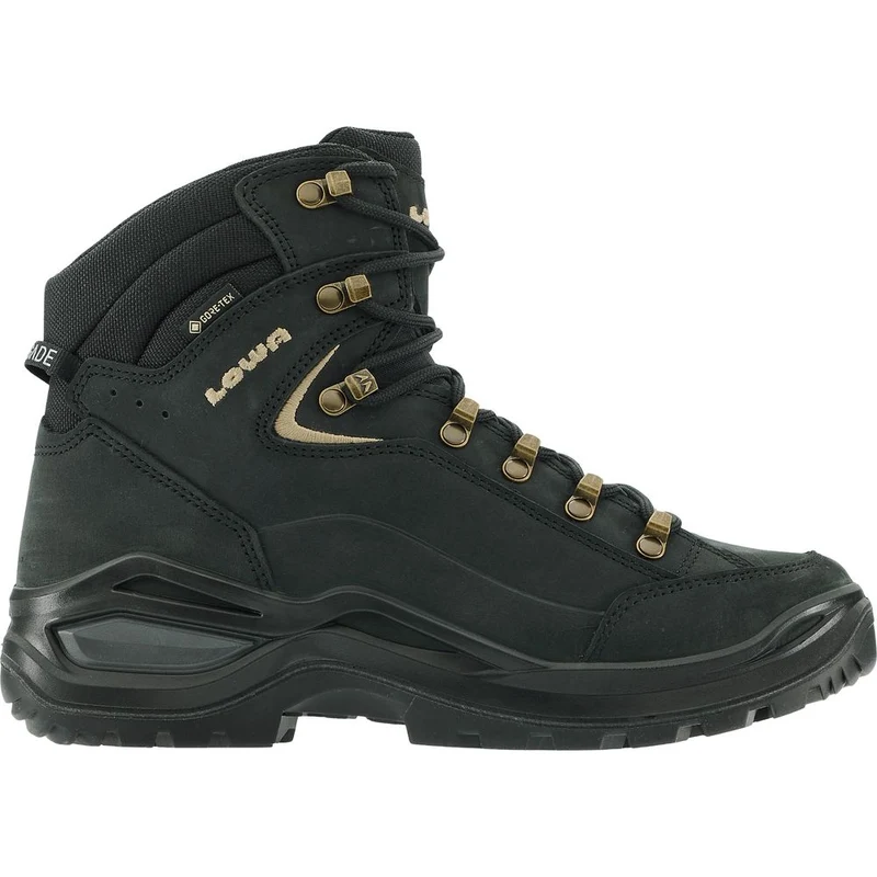 Lowa Renegade Evo GTX Mid Ws Damen Wanderschuh schwarz-champagner