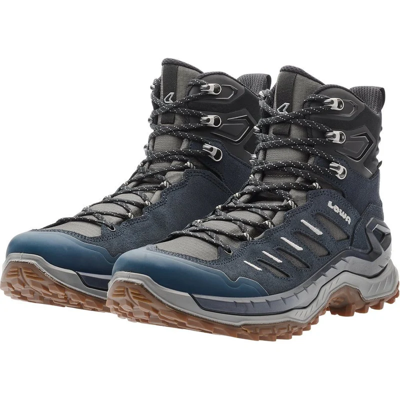 Lowa Innovo GTX Mid Herren Wanderschuh navy-grau