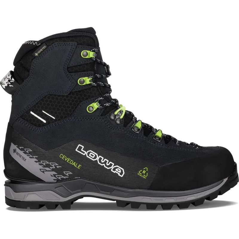 Lowa Cevedale Pro GTX Mid Herren Wanderschuh navy-limone