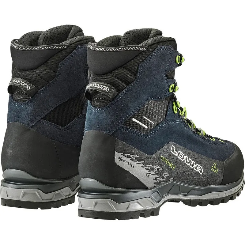 Lowa Cevedale Pro GTX Mid Herren Wanderschuh navy-limone