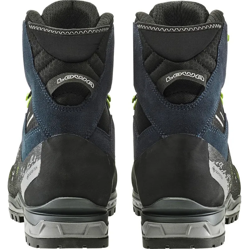 Lowa Cevedale Pro GTX Mid Herren Wanderschuh navy-limone
