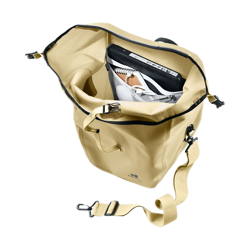 Deuter Visby 20+5 Beige, praktische Fahrradtasche für Alltag und Touren