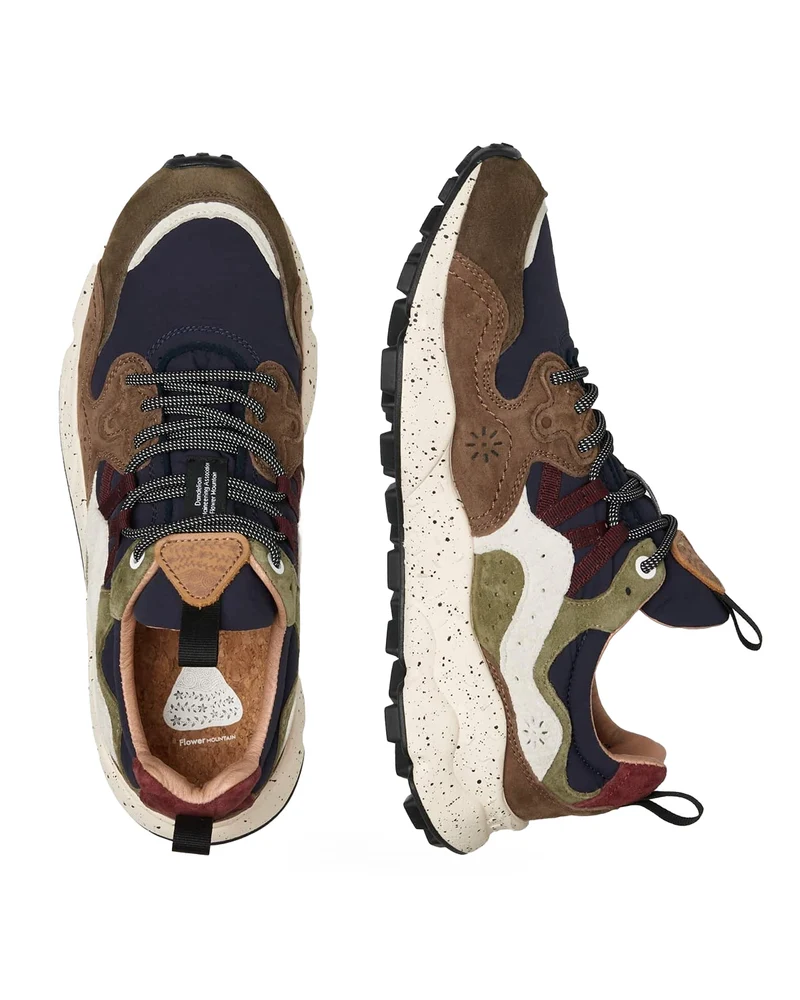 Flower Mountain Yamano 3 UNI Suede Nylon Brown / Navy