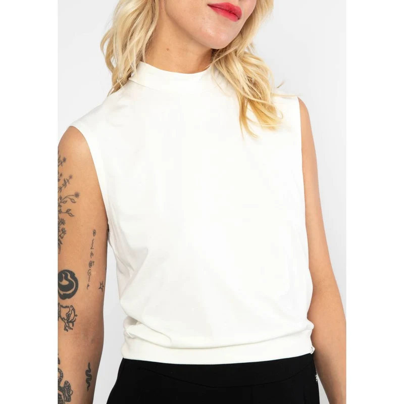 Blutsgeschwister Tiny Crew Damen Top my-lily-white