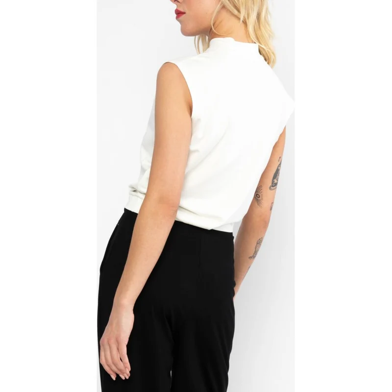 Blutsgeschwister Tiny Crew Damen Top my-lily-white