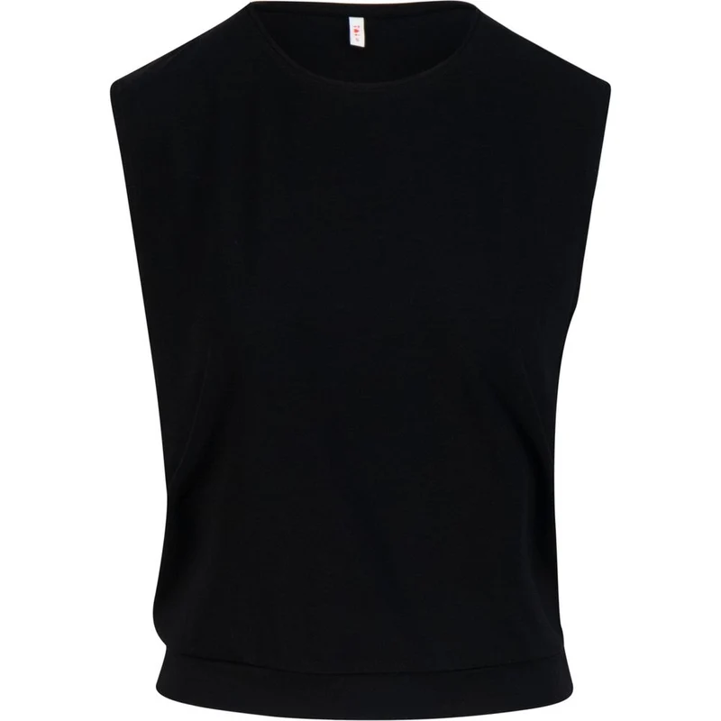 Blutsgeschwister Tiny Crew Damen Top soot-black