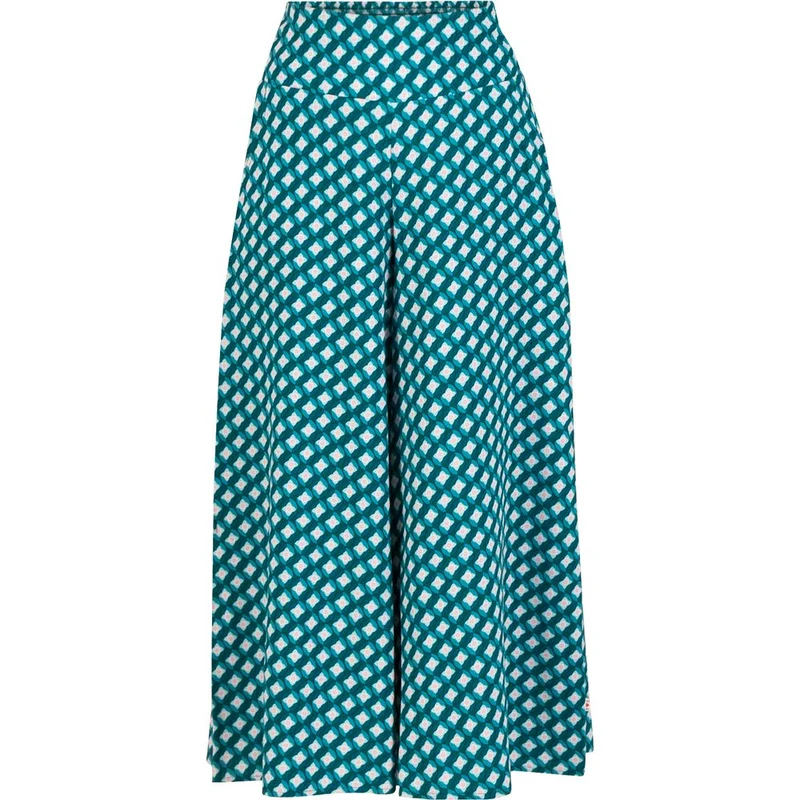 Blutsgeschwister In Full Bloom Damen Culotte Hose emerald-spring-night