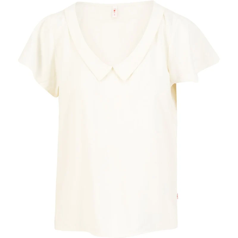 Blutsgeschwister Feed The Birds Damen Shirt budgie-feather-white