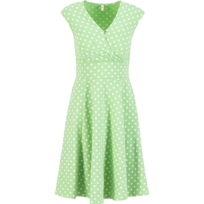 Blutsgeschwister Shalala Tralala In Love Damen Kleid favourite-green-dot