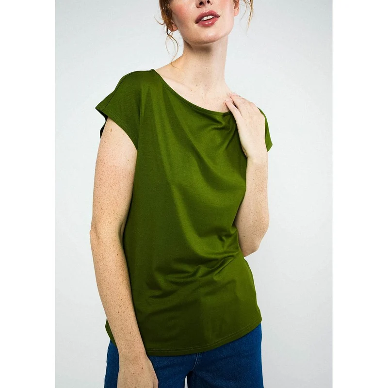 Blutsgeschwister Breezy Flowgirl Damen Shirt tropical-harmony-green
