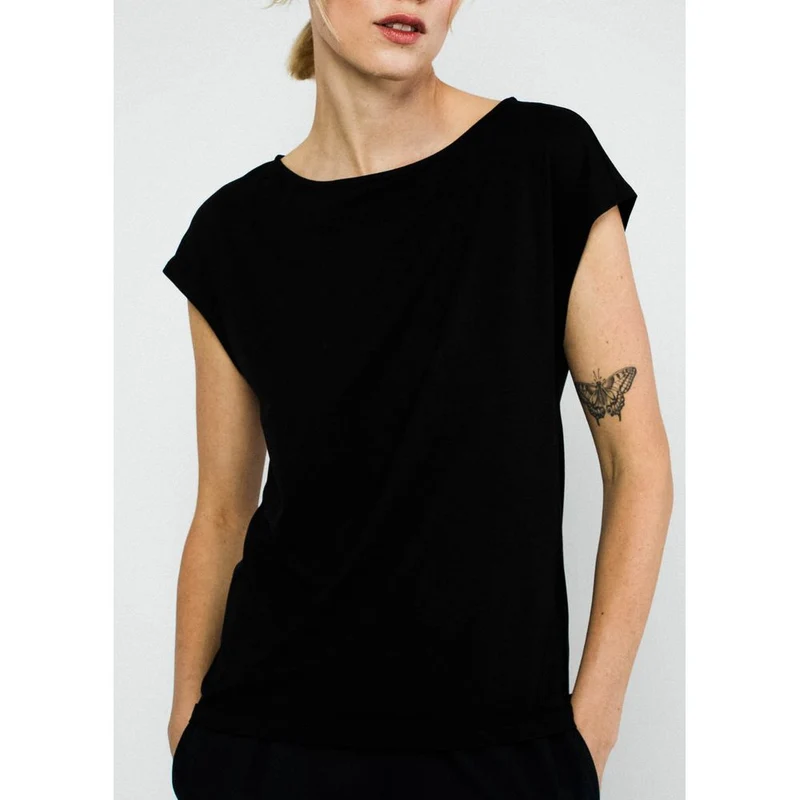Blutsgeschwister Breezy Flowgirl Damen Shirt soot-black