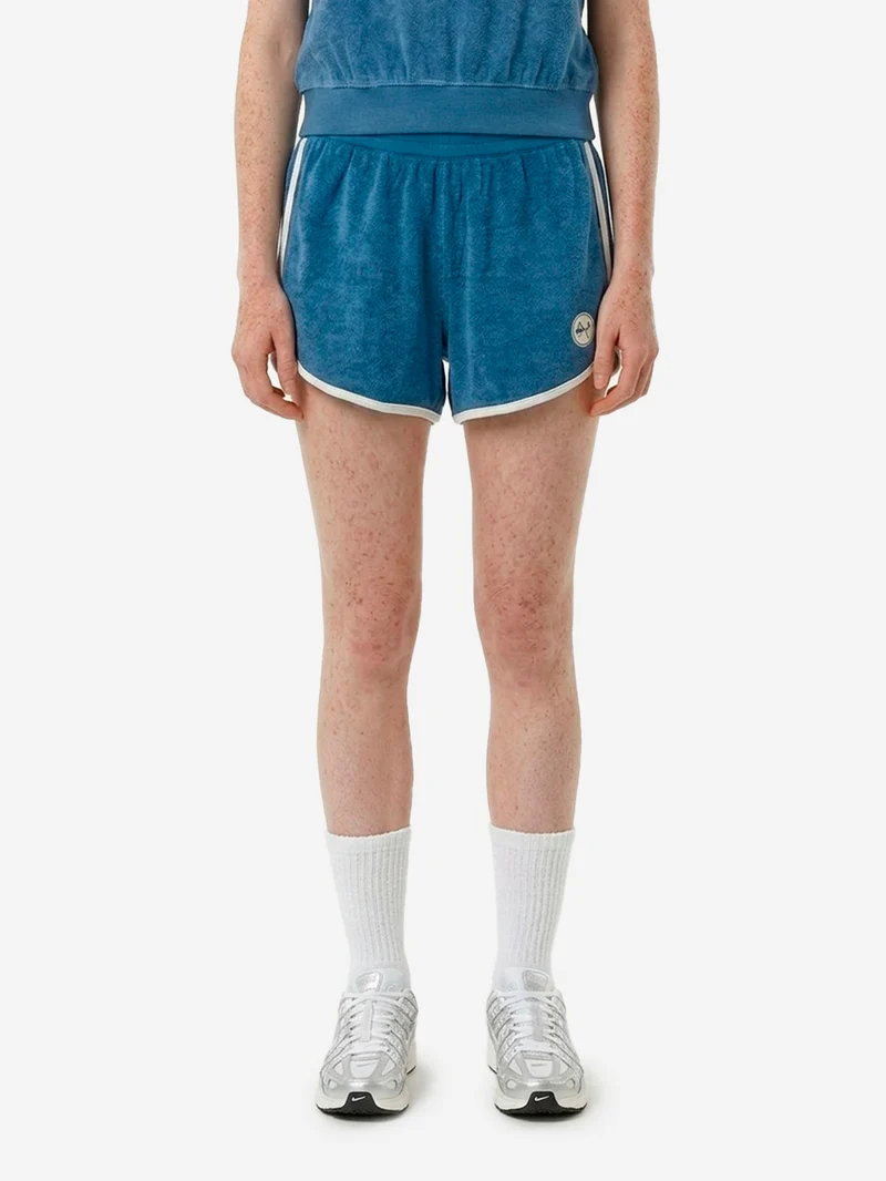 Shorts in misto cotone blu Chill Terry