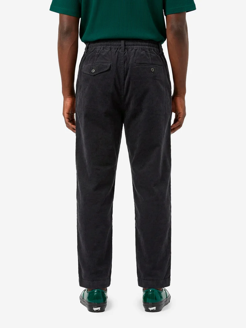 Pantaloni neri Oxford a coste
