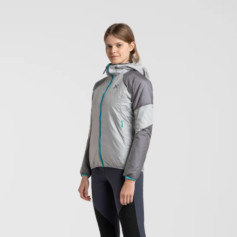 VERTIGO HYBRID HOODED JKT WOM.