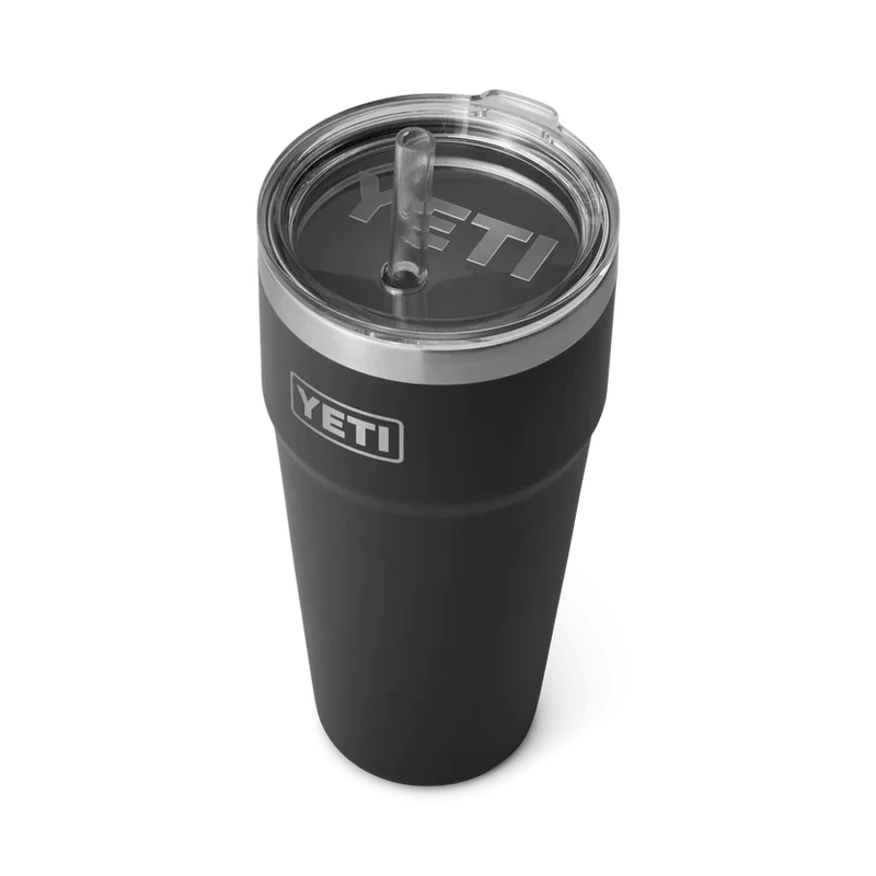 Yeti Rambler 26 Oz Straw Cup Black [769ml]