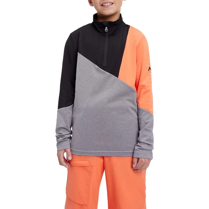 McKinley Kinder Funktionsshirt Ikay II orange dark black ni