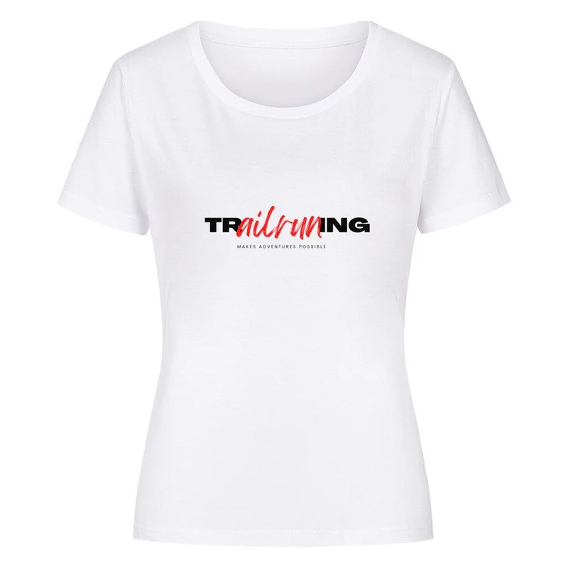 trailrunning makes adventures possible - Bio Premium Organic T-Shirt Damen
