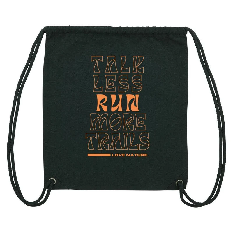 talk less run more trails - Gym Bag