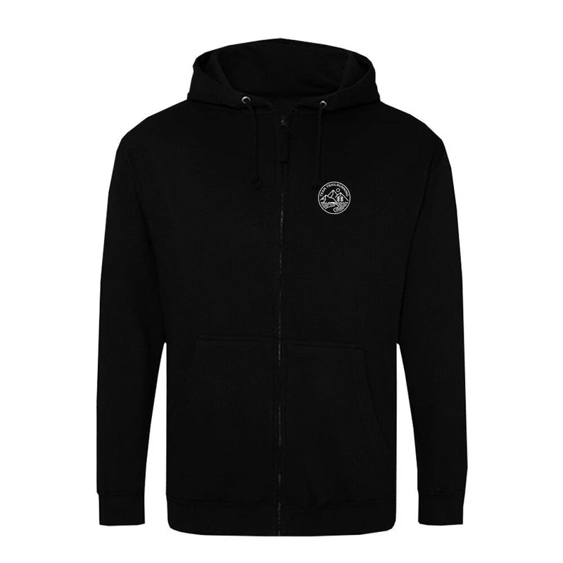 talk less run more trails - Bio Premium Zipper Hoodie Unisex