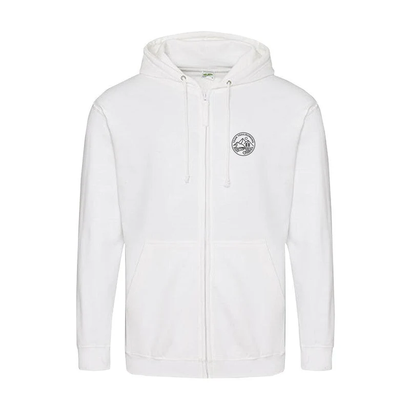 talk less run more trails - Bio Premium Zipper Hoodie Unisex