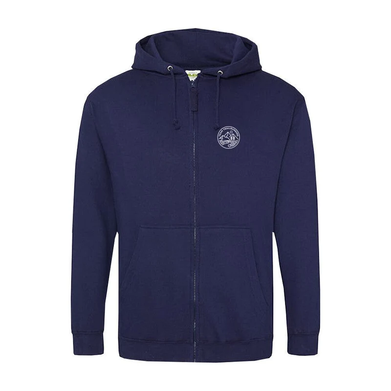 talk less run more trails - Bio Premium Zipper Hoodie Unisex