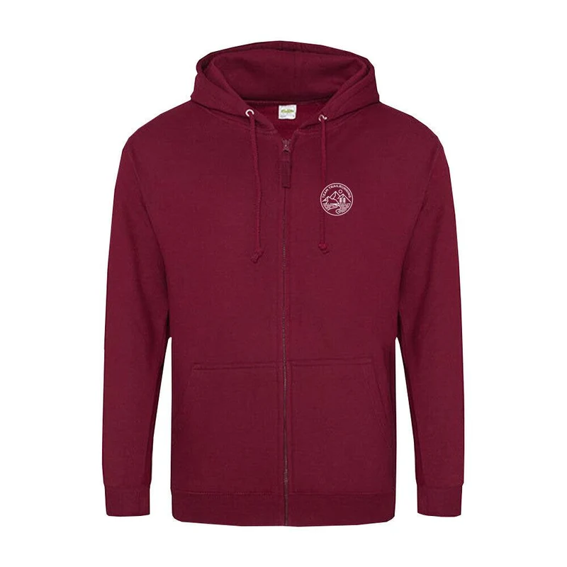 talk less run more trails - Bio Premium Zipper Hoodie Unisex