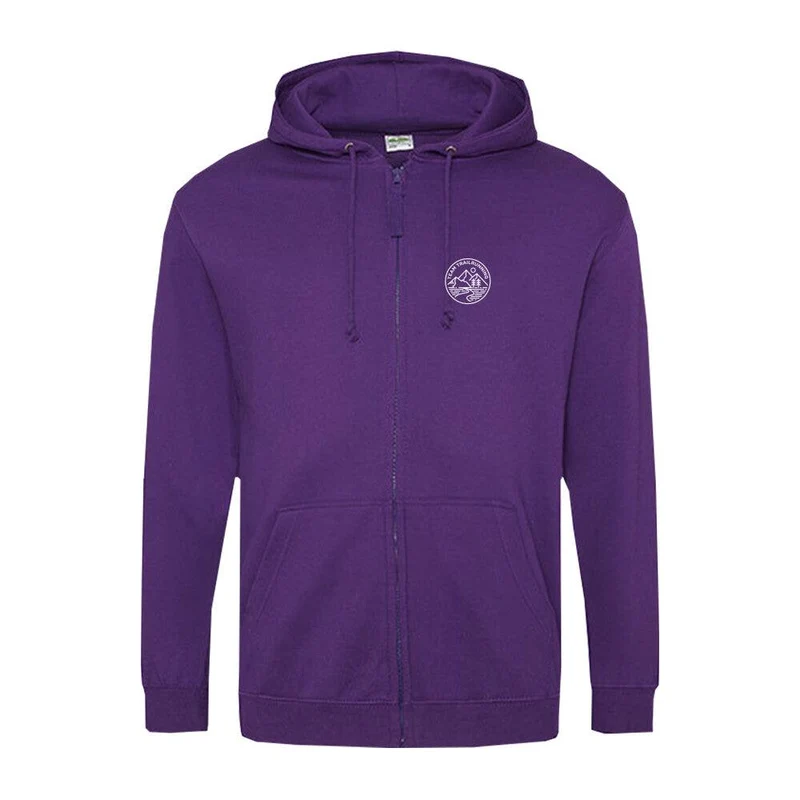 talk less run more trails - Bio Premium Zipper Hoodie Unisex