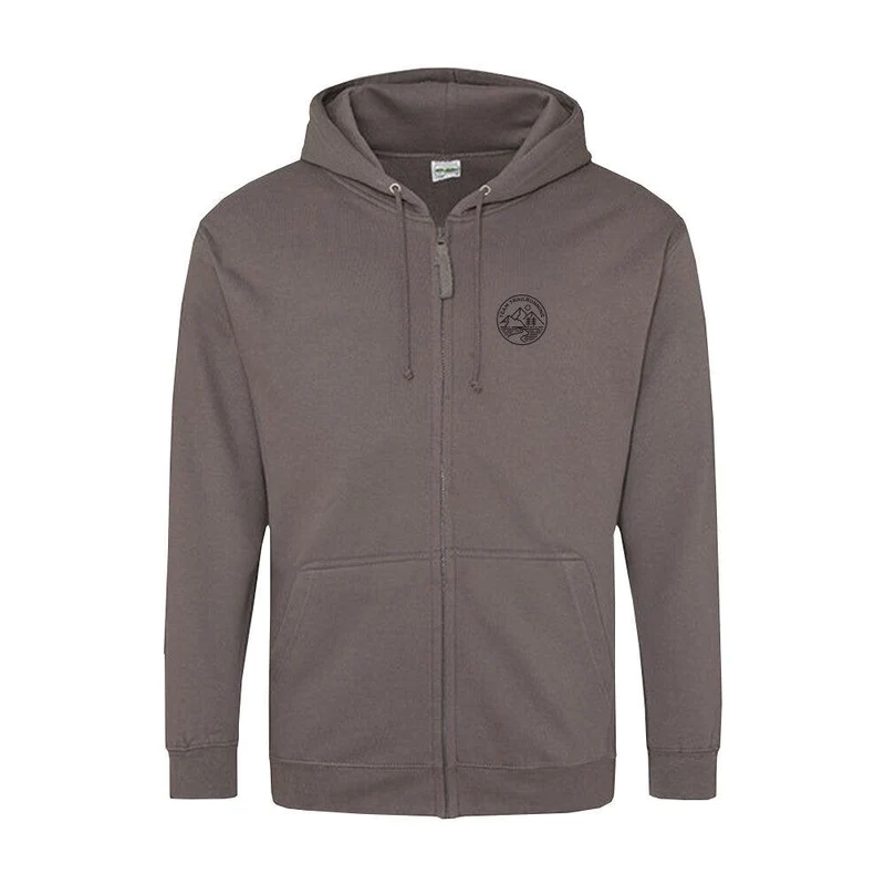 talk less run more trails - Bio Premium Zipper Hoodie Unisex