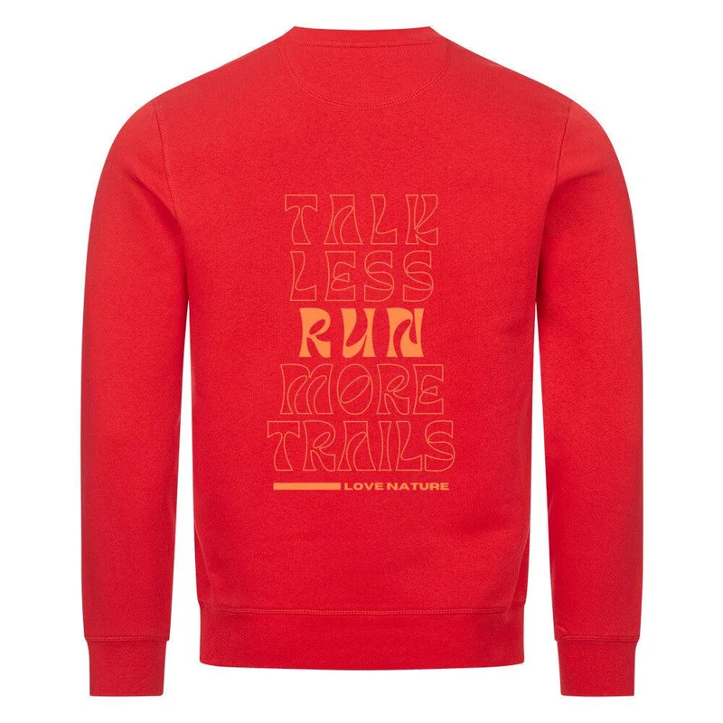 talk less run more trails - Bio Premium Sweatshirt