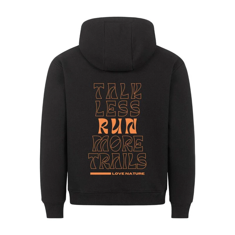 talk less run more trails - Bio Premium Hoodie